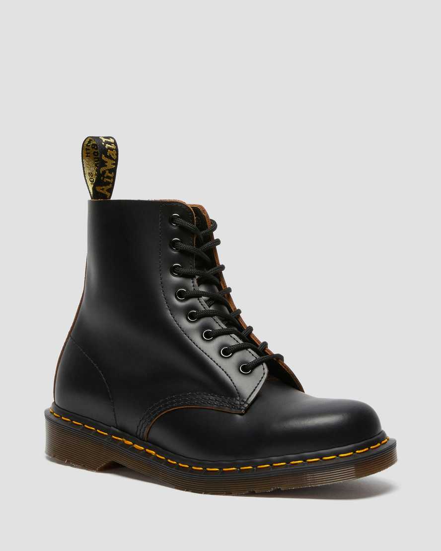 Dr. Martens 1460 Vintage Made In England Naisten Nauhalliset Nilkkurit - Mustat Nilkkurit [643-EKSQC